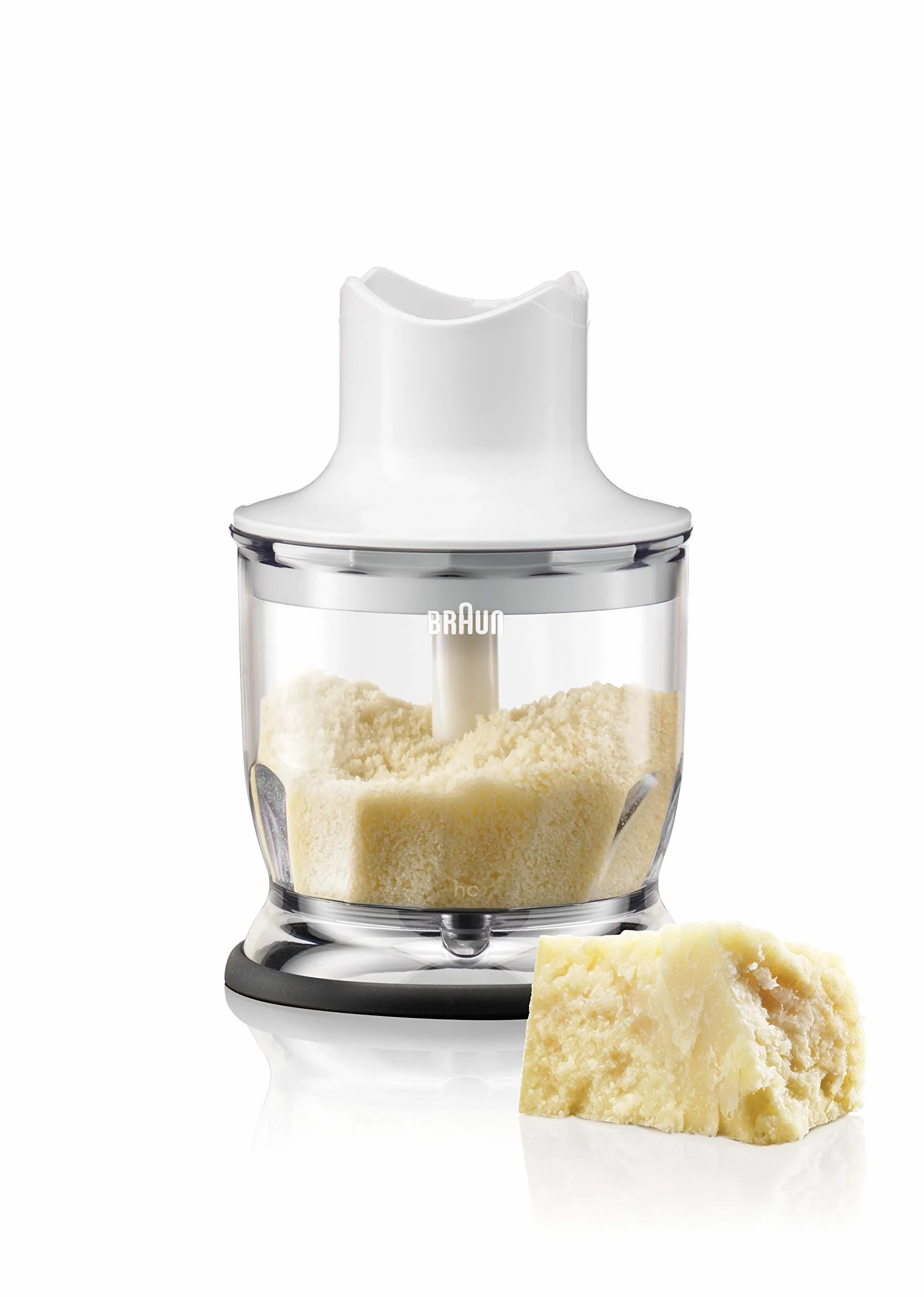 Braun MQ20 - Accessorio Mini Tritatutto MultiQuick, Sistema EasyClick, Lama in Acciaio Inox, Lavabile in Lavastoviglie, Senza BPA, 350 ml, Bianco