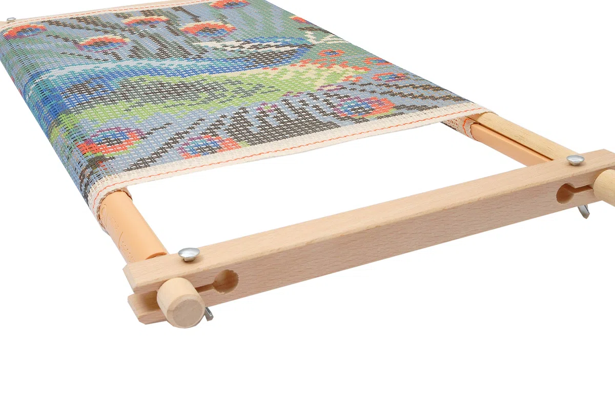Elbesee-Telaio Easy Clip, Dimensioni Telaio a Rullo Tradizionale, Legno, 30 x 68 cm