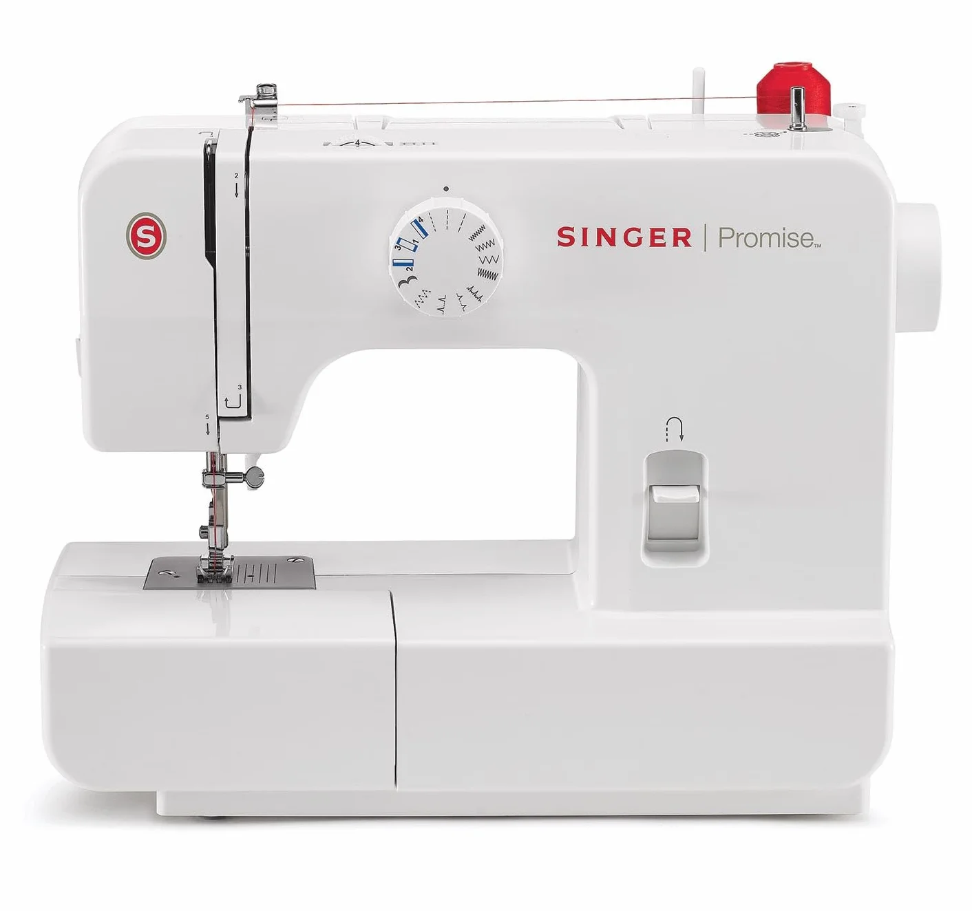 Singer Macchina per Cucire Meccanica Promise 1408, 14 operazioni di Cucito, Bianco