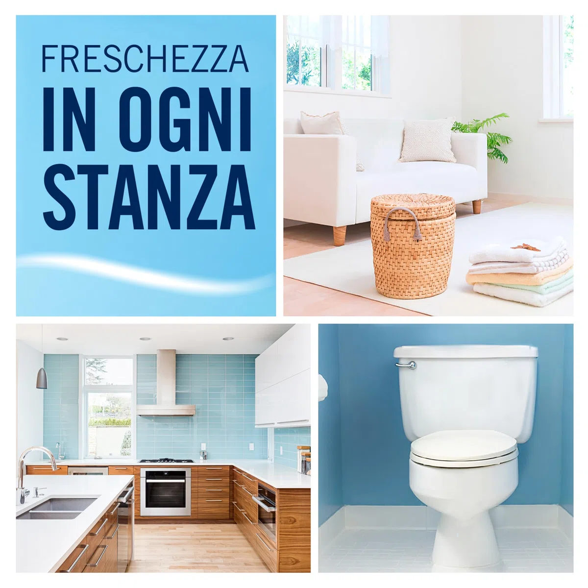 Ambi Pur Deodorante Ambiente Spray, Confezione da 6 Deodoranti, Fragranza Lenor Oro e Fiori di Vaniglia, Combatte Gli Odori In Qualsiasi Stanza Della Casa