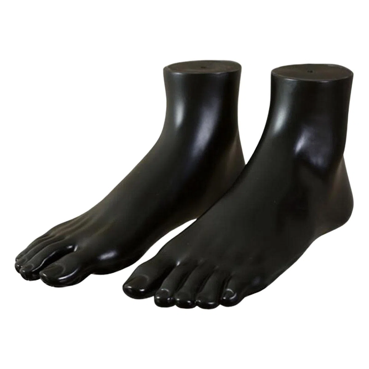 perfk Una manichino Piedi manichino Braccialetto alla Caviglia Piede Scarpe da Donna Piedi Modello e Destro per Catena Caviglia, Nero