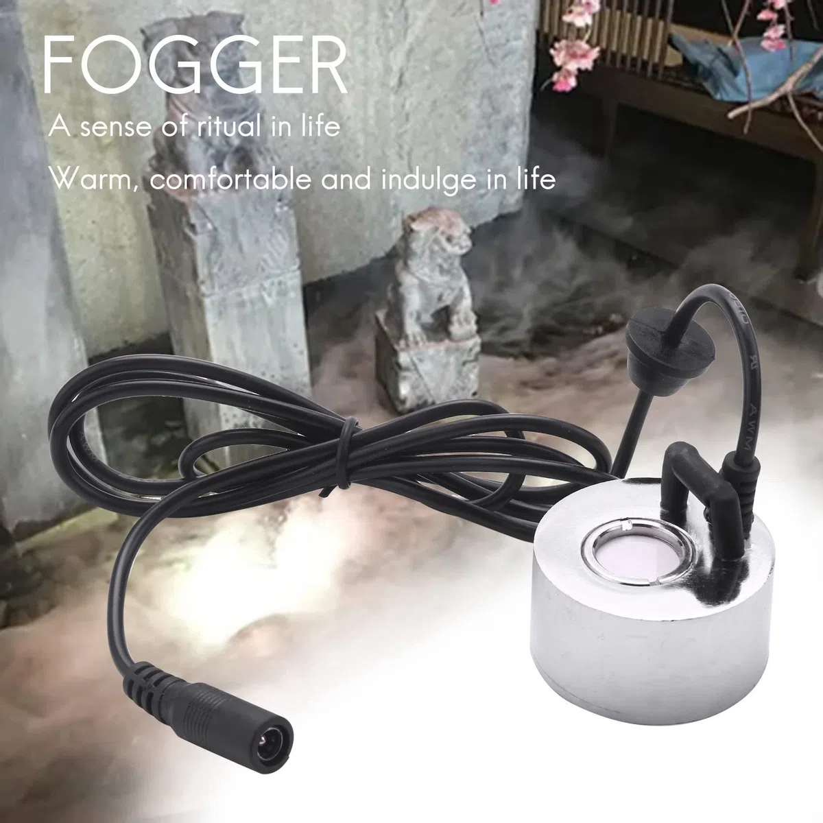 2 Pezzi con Spina 45 MM Umidificatore Ad Ultrasuoni Incubatore Industriale 24 V Nebulizzatore Testa Fogger Spina