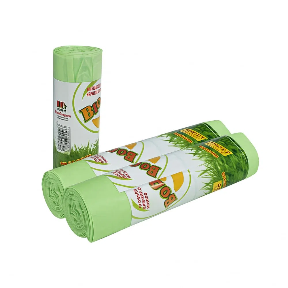 VIRSUS Sacchi Raccolta Umido e Organico cm 70x110 (110 Litri) 50 Pezzi biodegradabili e compostabili