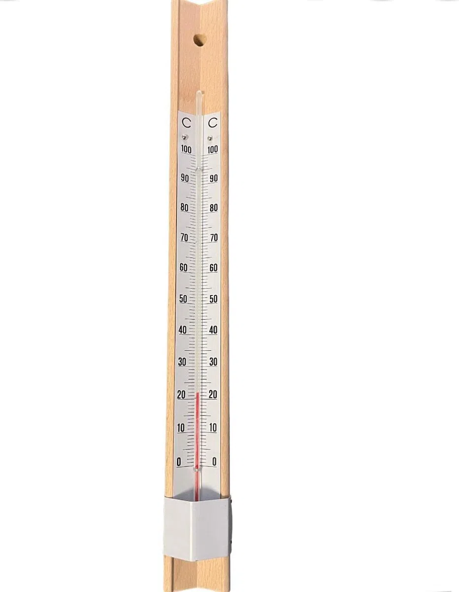 Termometro in legno da Caseificio per la Produzione di latte, ricotta e formaggio. (35cm)
