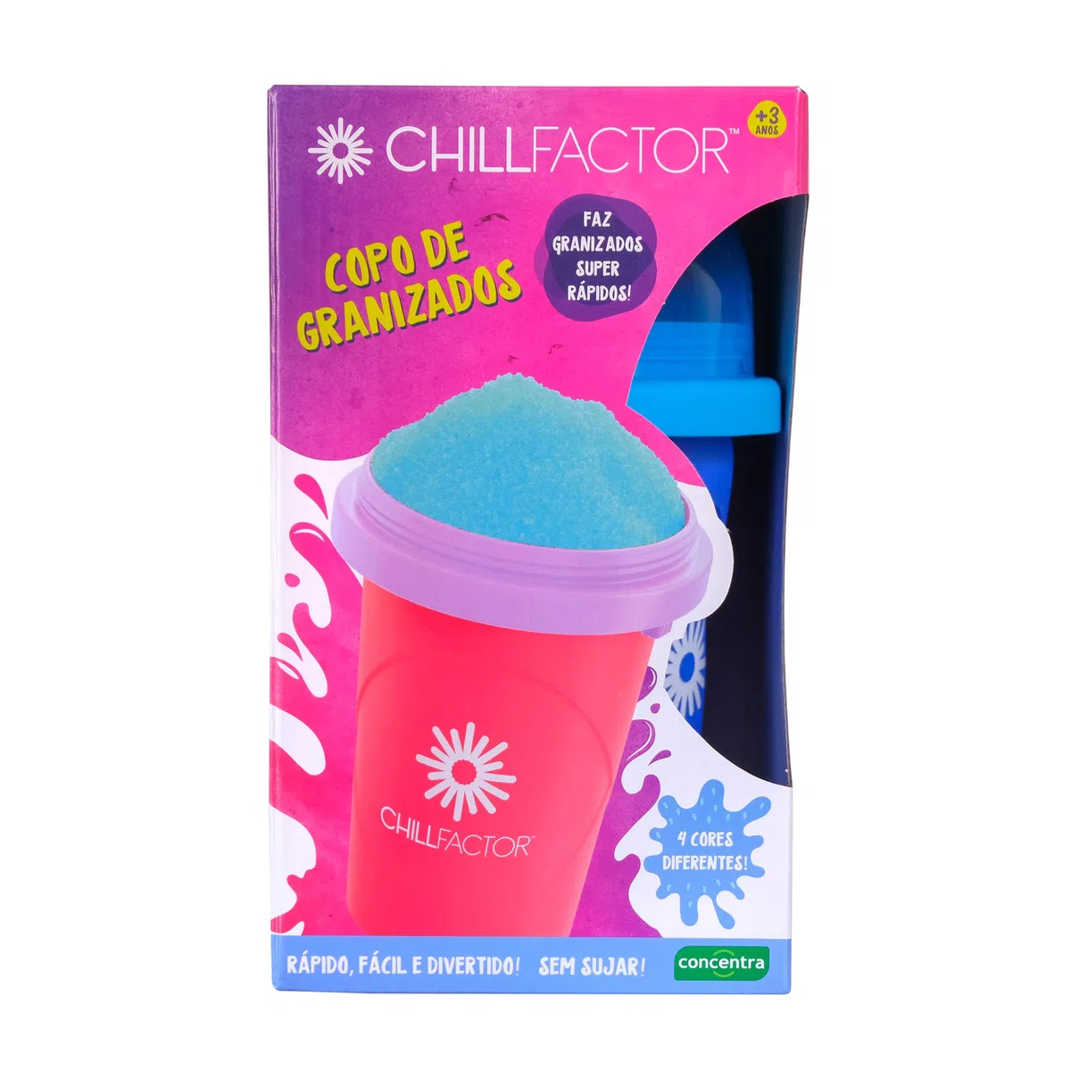 Chill Factor- Macchina di granulazione con Tazza Riutilizzabile, 127118