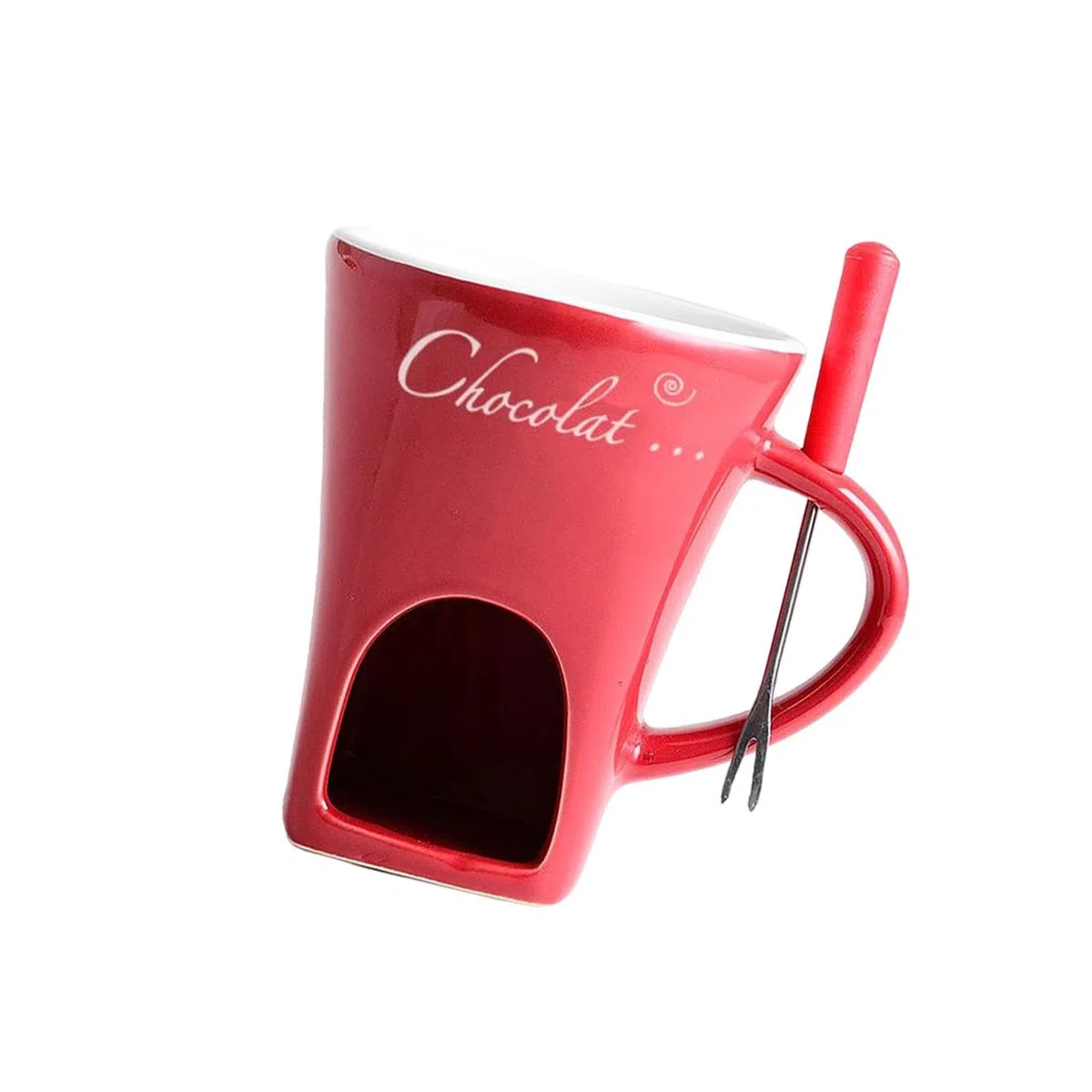 perfk Tazza per fonduta Tazza per fonduta Scaldaburro Tazza per sciogliere caramelle e cioccolato 130 ml per cucina Anniversario Tapas Dessert Fidanzamento, Rosso