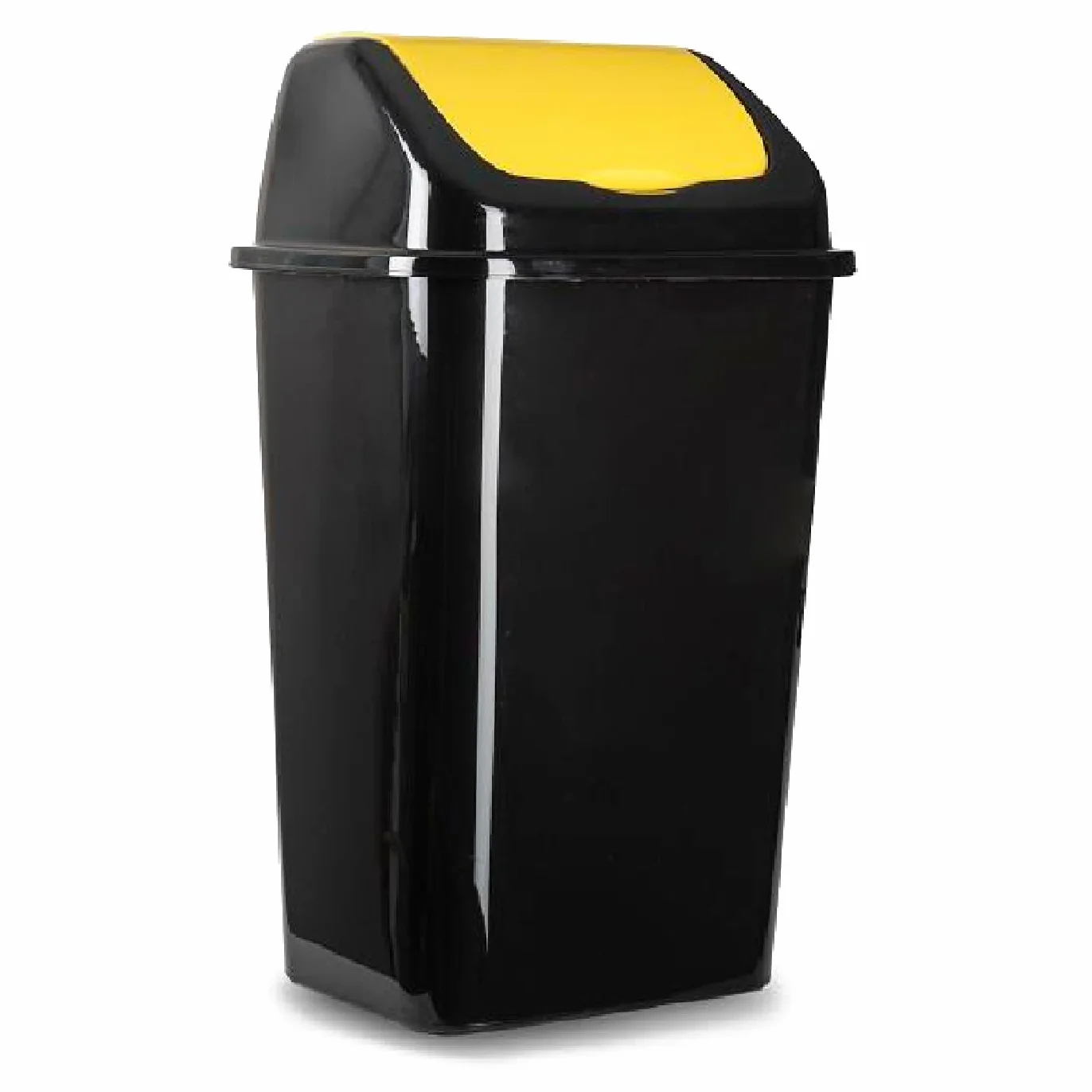Acan Tradineur - Pattumiera con coperchio basculante per riciclaggio, in plastica, capacità: 30 litri, riciclaggio per plastica/metallo, 59 x 40 x 33 cm
