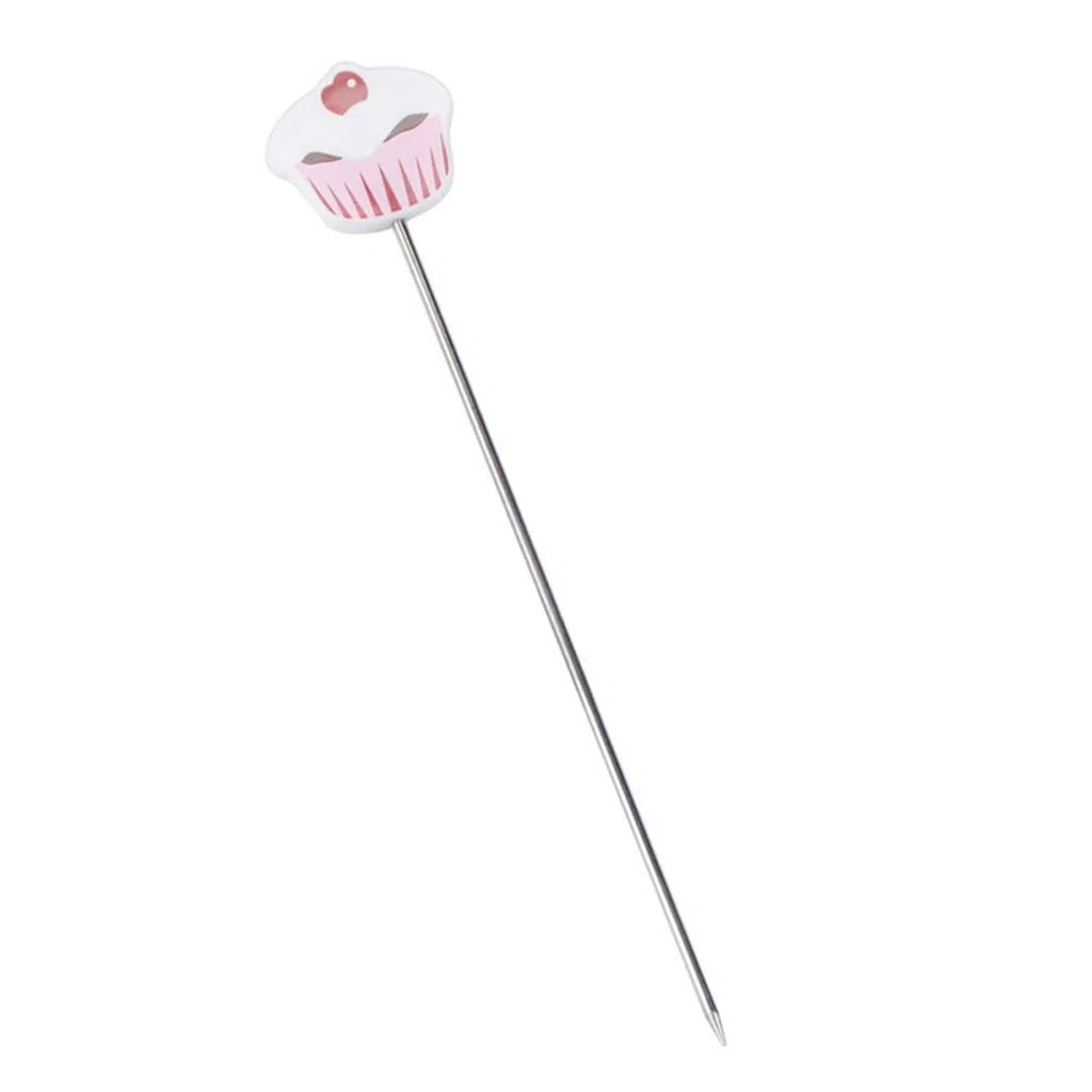 Spiedino per torte in acciaio inossidabile Strumento di prova per muffin e cupcake, utensile da cucina, regalo per la casa, per amanti della cottura, pratico tester per torte, ago per testare la sonda