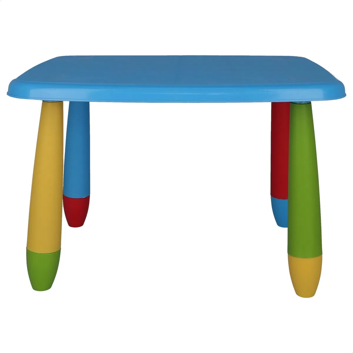 Mueblear 90043 - Tavolo per bambini rettangolare in plastica, 73 x 58 x 48 cm, colore: blu