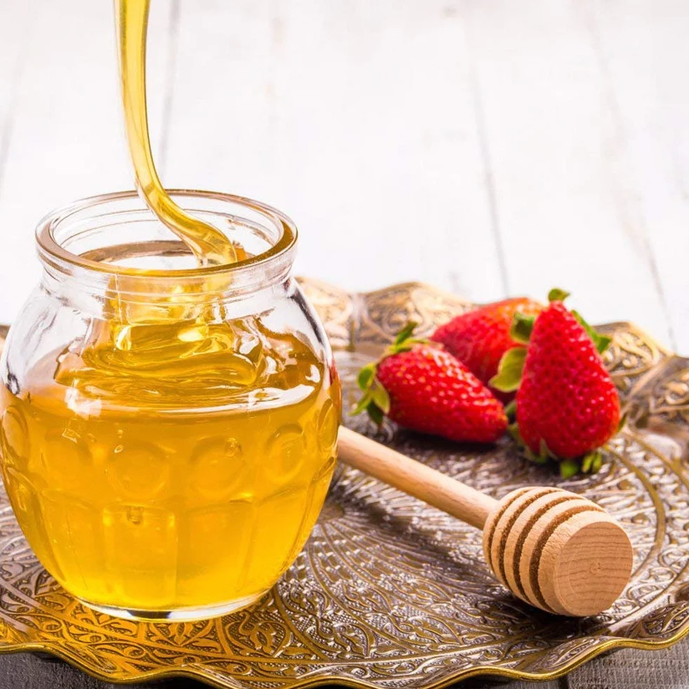 50PCS/set domestici Spargimiele legno portatile mini Jam Jar dispenser raccolta agitatore stick mino dispense Drizzle Honey 10CM Wooden