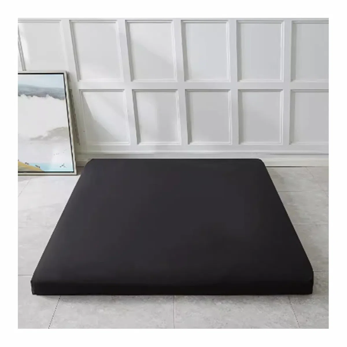 Morbido Coprimaterasso Futon con Cerniera, Pieghevole Fodera in Puro Cotone in Diversi Colori Coprimaterasso Lavabile per Materasso per Divano Reclinabile da Pavimento,B,120x200cm/47x79in