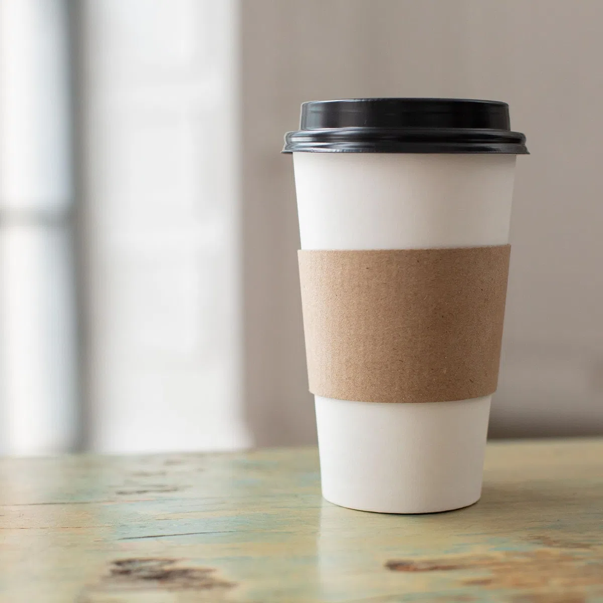VALICLUD 100 pezzi bicchieri di carta di protezione dal calore, nastri isolanti per bevande calde, caffè, tè, anti-scald, per tazze di carta
