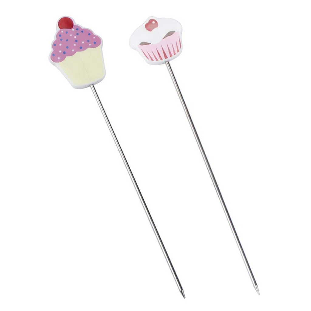Spiedino per torte in acciaio inossidabile Strumento di prova per muffin e cupcake, utensile da cucina, regalo per la casa, per amanti della cottura, pratico tester per torte, ago per testare la sonda