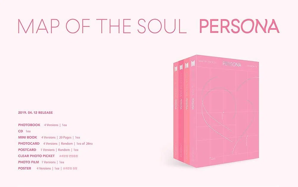 Album dei BTS - MAP OF SOUL : PERSONA [ 2 Ver. ] CD