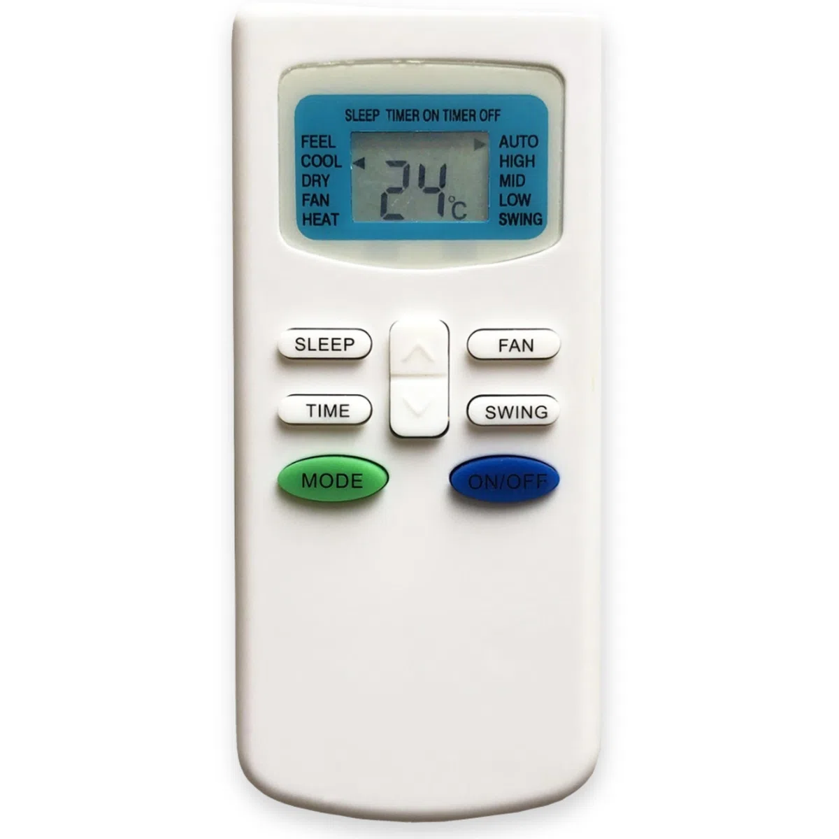 Wellclima Telecomando GYKQ-03 per Condizionatori, Sostituisce lo Stesso Modello per De Longhi per Hokkaido per Tudor per Zephir per Airton per Kendo per Mizushi per Tectro per Bent per Sekom ed Altri