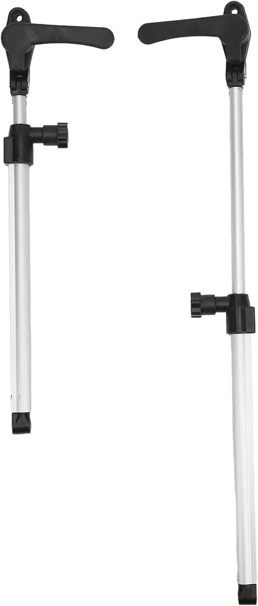 Asta di Supporto per Finestra , 2 Pezzi, Lega di Alluminio Telescopica, 310-435 mm, Leggera, Alta Tenacità, per Rimorchio
