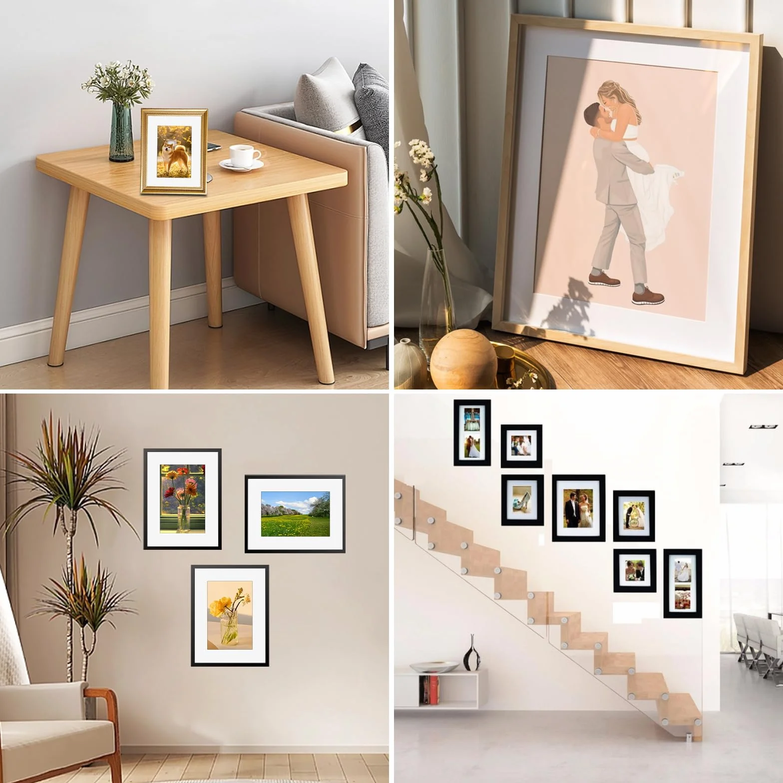 BOSCOW 15 Pezzi Passepartout Bianchi per Cornici Frame, Bianco Passepartout Cartoncino Passe Partout Bianca per Cornici Poster Bianco Passepartout per Foto Dipinti Stampe Artistiche (30x40 cm)