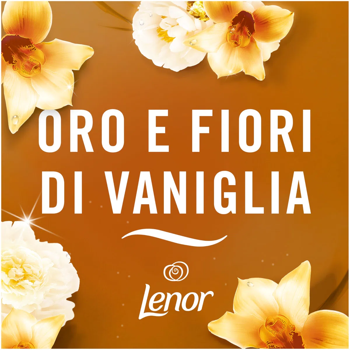 Ambi Pur Deodorante Ambiente Spray, Confezione da 6 Deodoranti, Fragranza Lenor Oro e Fiori di Vaniglia, Combatte Gli Odori In Qualsiasi Stanza Della Casa