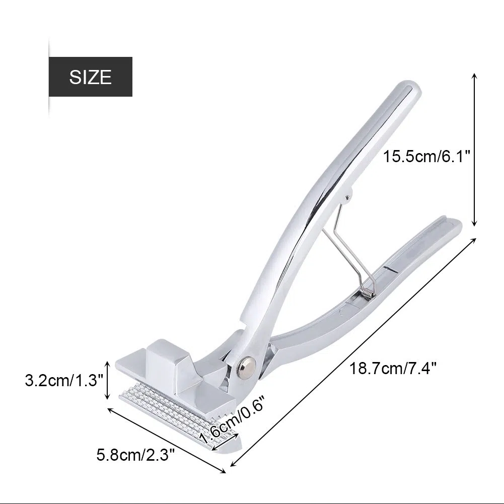 Pinze professionali per Tela con Manico imbottito a molla, 5,8 cm Ganasce in lega di zinco Strumento per Incorniciare la pittura a olio per Stirare pittura a olio