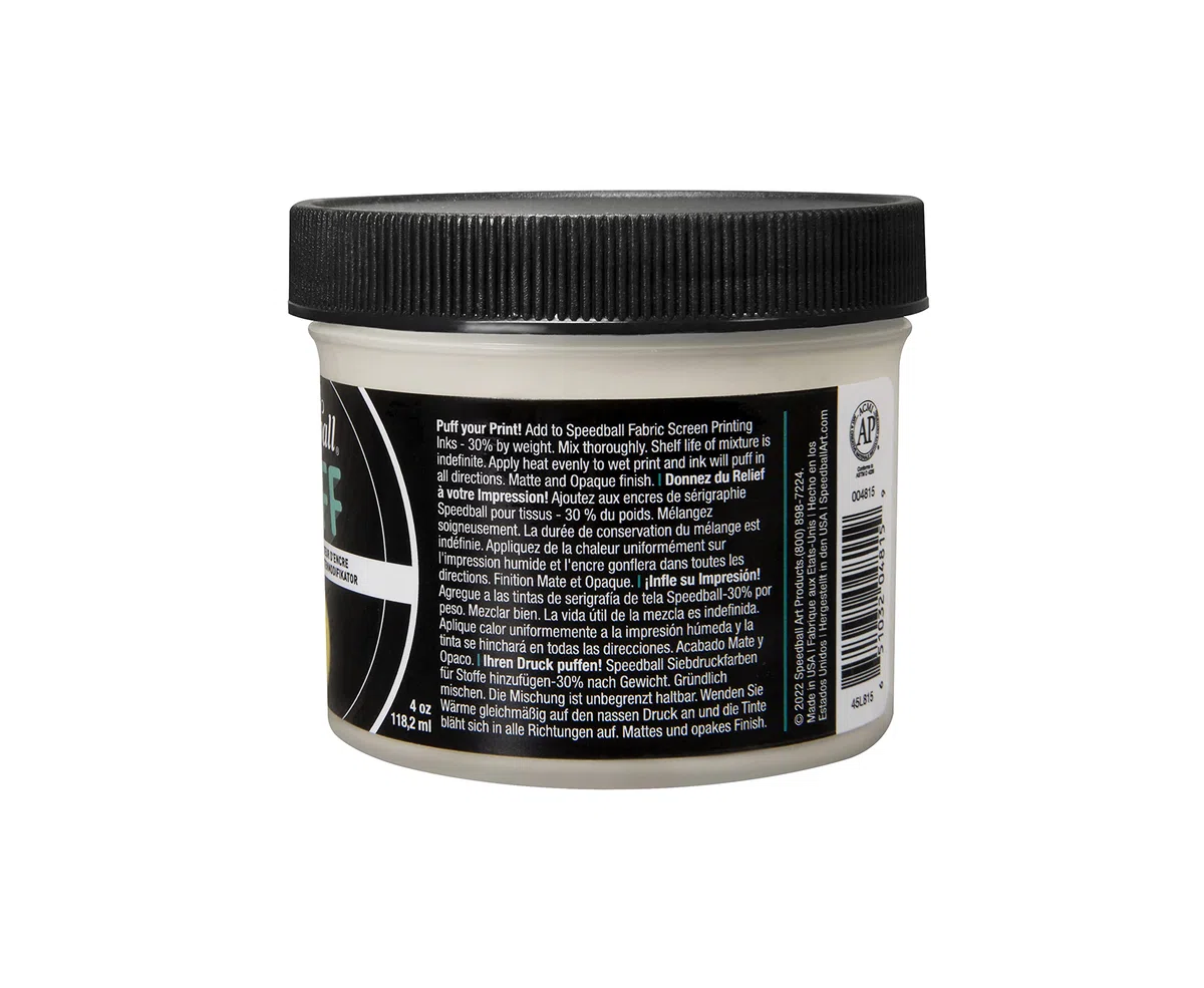 Speedball Puff Ink Modifier, additivo per inchiostro serigrafico per stampe in rilievo, 113,4 g