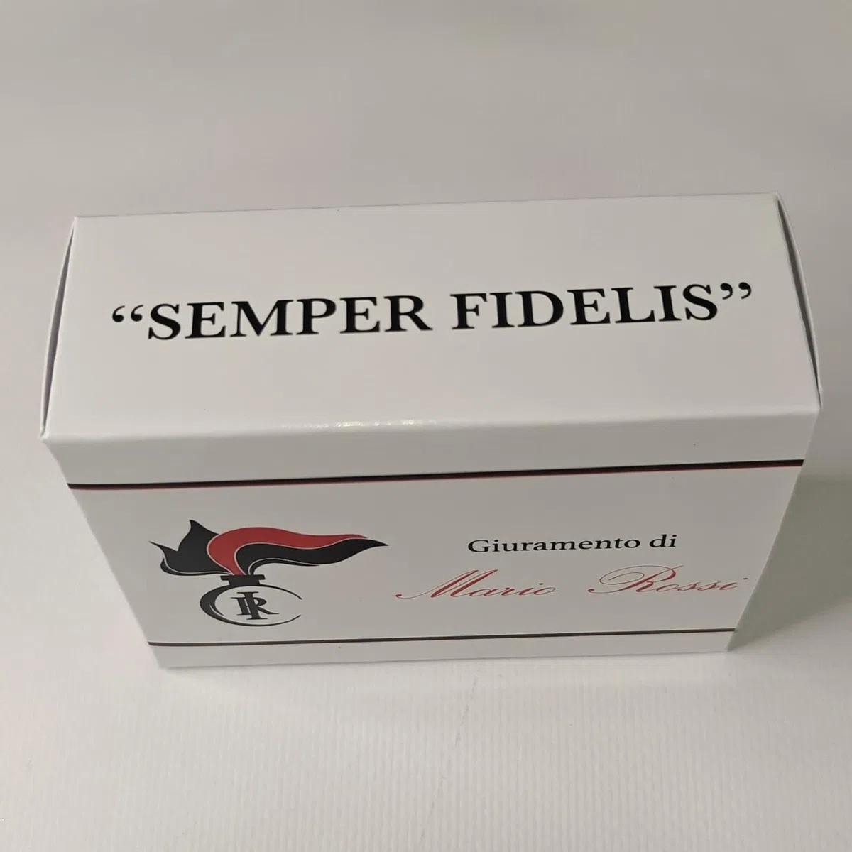 Scatole Porta confetti Personalizzate (nome, corso, data), Giuramento Forze Armate - Carabinieri - Made in Italy -10 pz - Bomboniera o segnaposto originale, ideale per cerimonie, feste e ricordo.