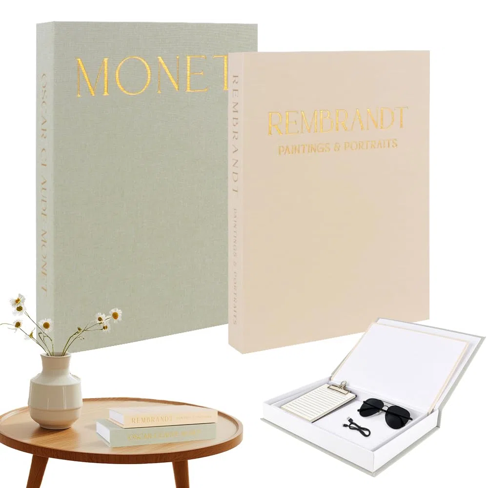 Libri Decorativi Arredamento, 2 Pezzi Libri Finti Decorativi Design, Libro Decorativo Di Moda, Libri Contenitori Design, Per La Decorazione Di Tavolini Da Caffè,Soggiorno,Tavolo