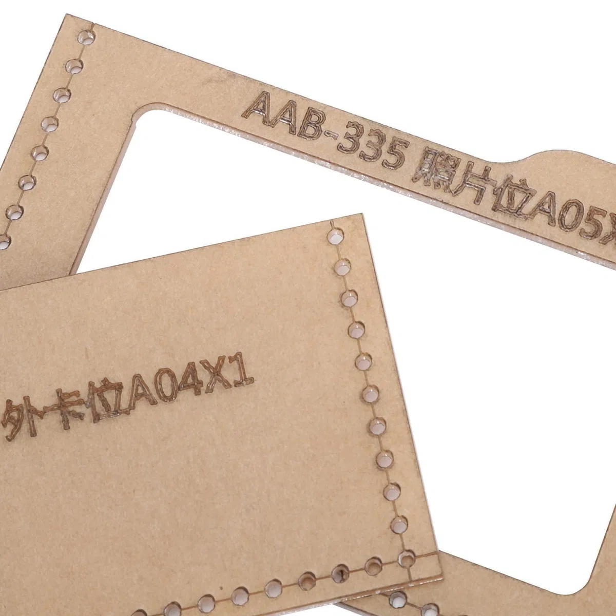 Garosa Modello di Portafoglio Corto Fai da Te Cucito Quilting Stencil per Artigianato Fai da Te Strumento Accessorio Fatto a mano5 Pezzi di Modelli in Pelle acrilica Handcraft Tools