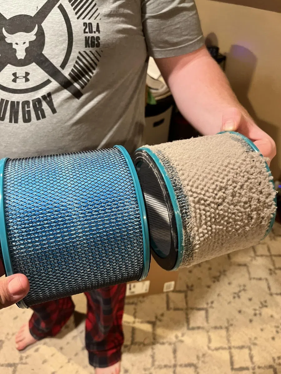 Filtro HEPA di Ricambio H13 per Purificatore D'aria per Ventilatore Senza Lama ULTTY, Filtro HEPA con Rivestimento Medico Accessori Originali per Ventilatori Modello CR020/CR021, Medio