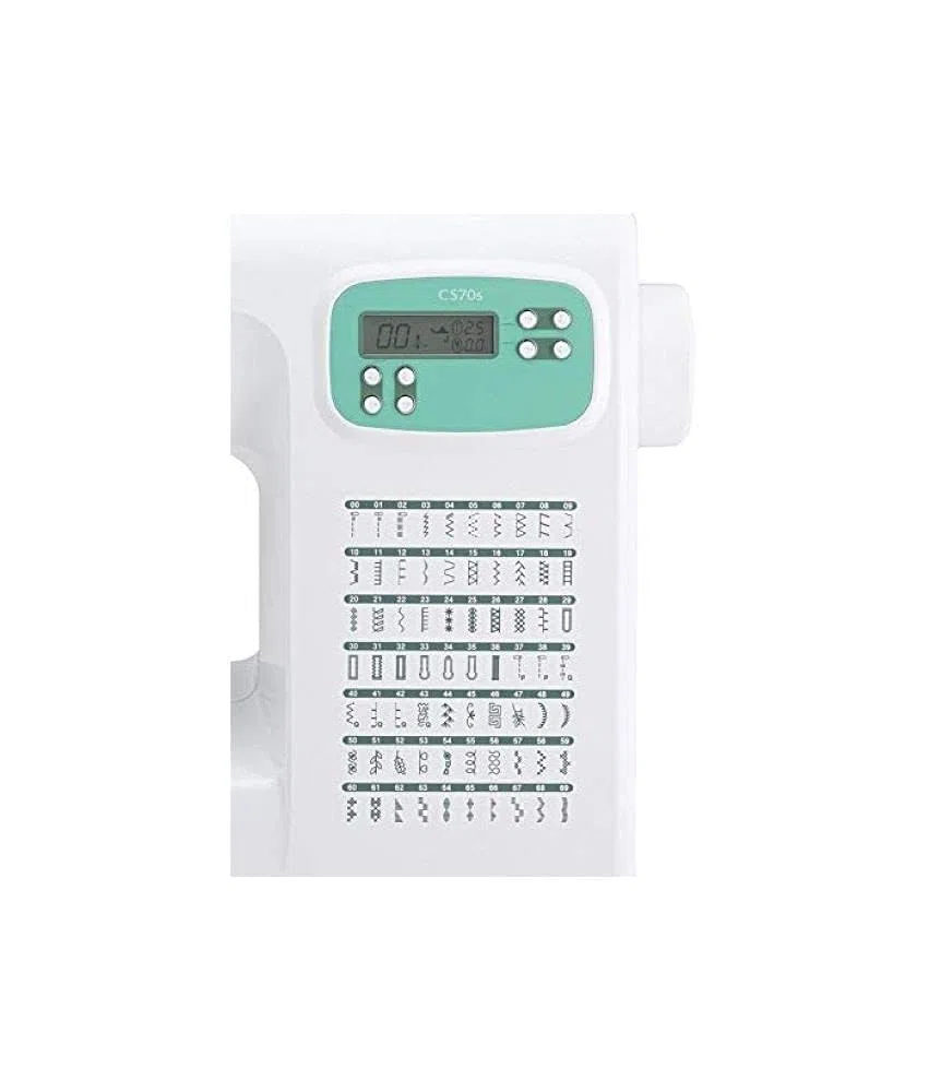 Brother CS70S Macchina da Cucire Elettronica con 70 Punti di Cucito utili, Elastici, Ornamentali,ricami, patchwork Cucitura Automatica, Display Multifunzion