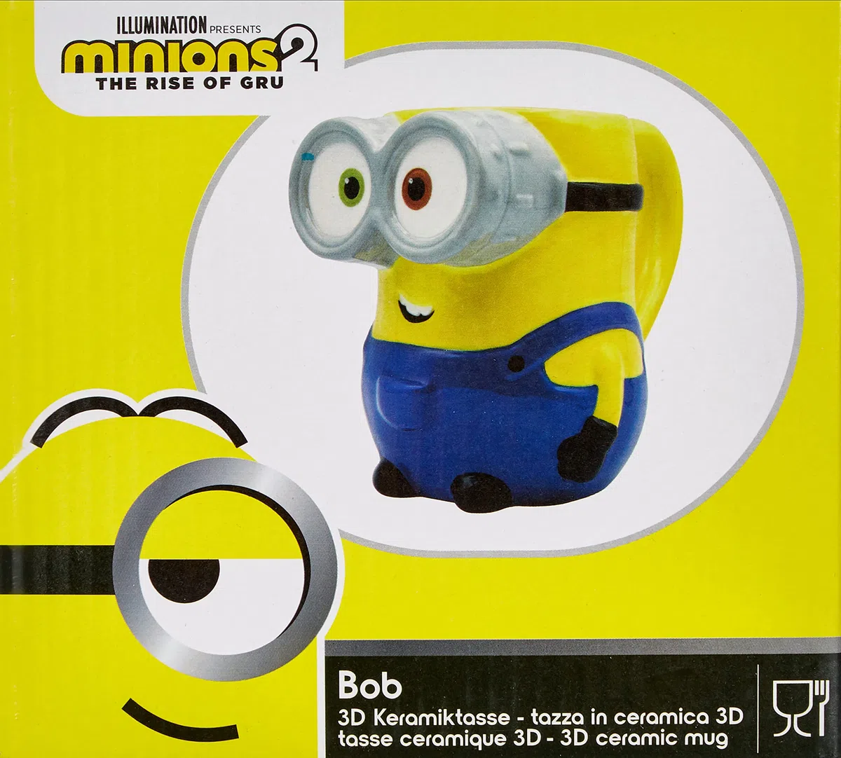 Joy Toy Minions 2 Bob Tazza di Ceramica 3D 375 ml