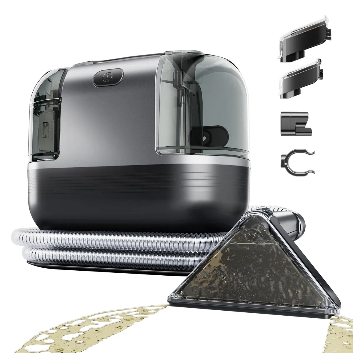 600W/ 22Kpa Detergente per tappeti, divani, scale, tappeti, tappezzeria e auto, aspirapolvere per animali domestici, aspirapolvere bagnato, detergente per divano，Gerät Teppichreiniger