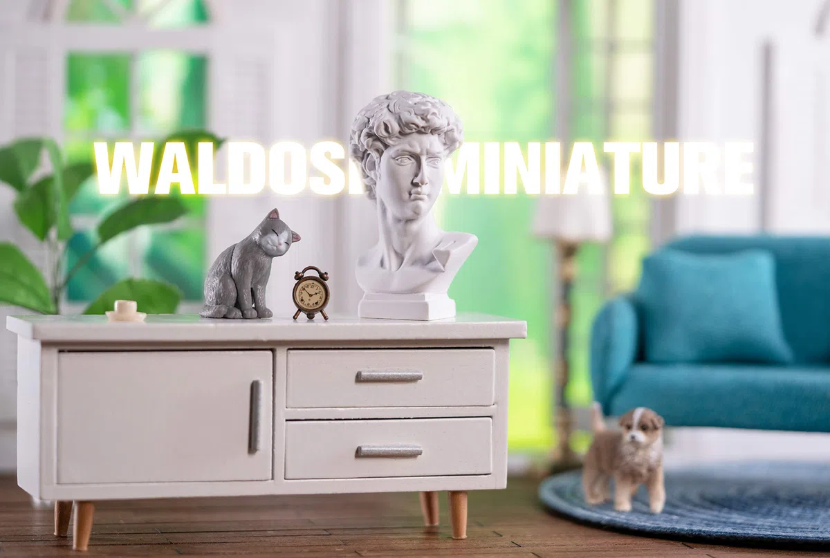 zamonji Waldosia 10 mini compositore classico musicista musicista resina busto statue scultura accessori casa delle bambole decorazione scrivania