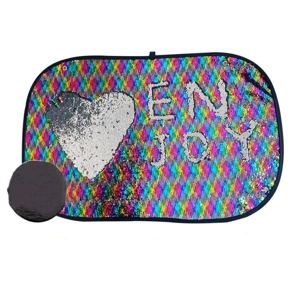 Paillettes reversibili fai da te decorazione da parete sensoriale divertente giocattolo scoperta apprendimento con custodia da viaggio per bambini 40 x 27 pollici (non incluso 6 stencil)
