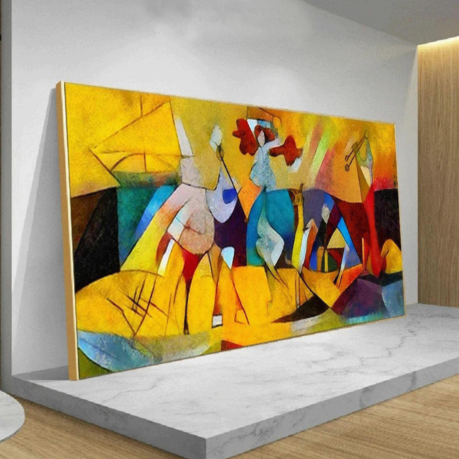 rackbone Quadri Su Tela Grandi Dimensioni Astratta moderna Immagine di arte della parete Poster e stampe Picasso Famoso dipinto per soggiorno Decorazioni per ufficio 80x160cm Senza cornice
