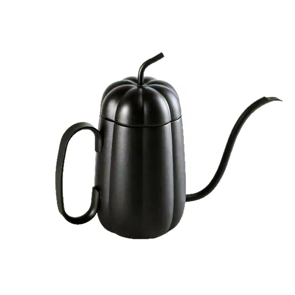 Bollitore a collo di cigno a forma di zucca con beccuccio lungo per una preparazione precisa 450 ml