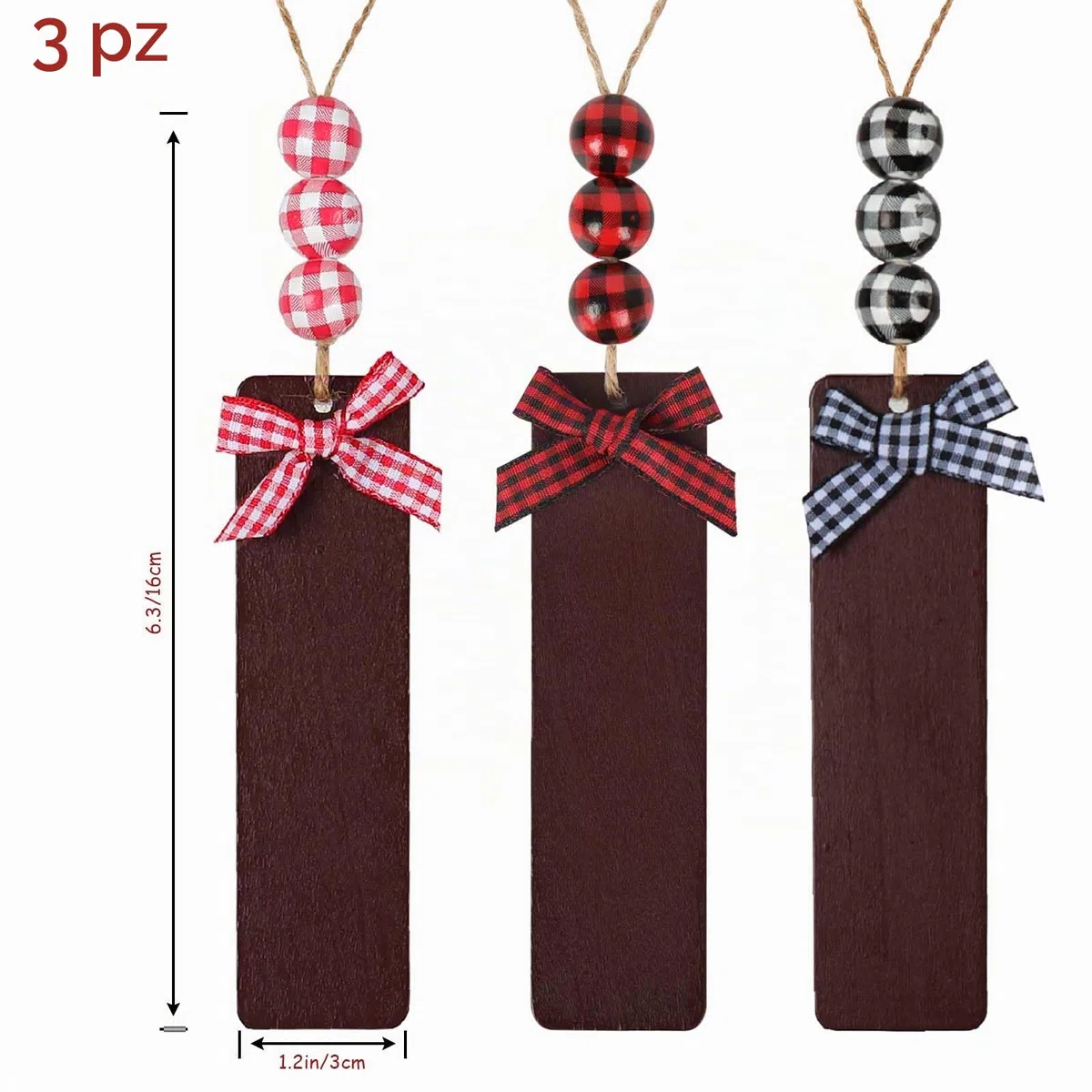 3 pezzi Calze natalizie lavorate a maglia in lana con targhette con nome, calze di Natale decorative, calze di Natale per feste di Natale, decorazioni natalizie e regali per bambini