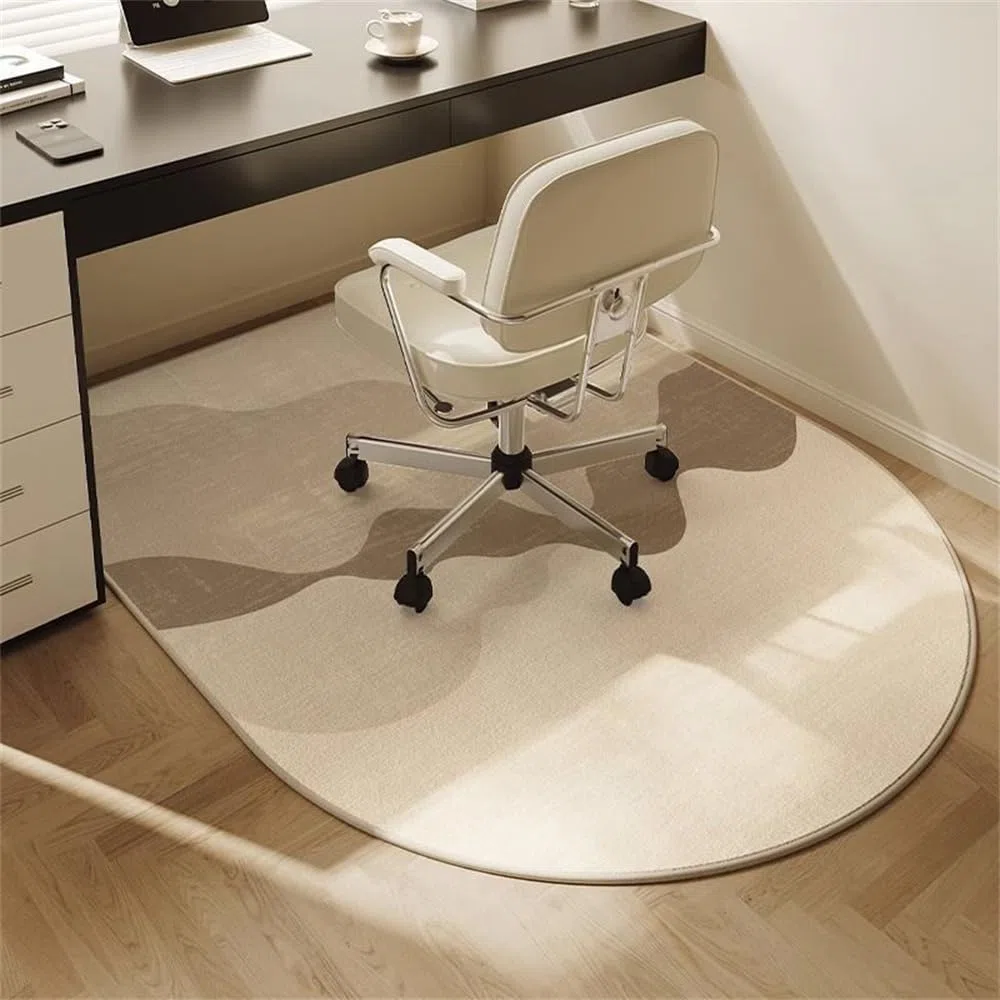 Odot Tappeto Per Sedia Da Ufficio, Tappeto Salvapavimento Antiscivolo per Pavimenti In Legno o Piastrelle Salvapavimento Protettivo Sedute Con Ruote Rotelle Lavoro Gaming (Montagne,100 * 160CM)