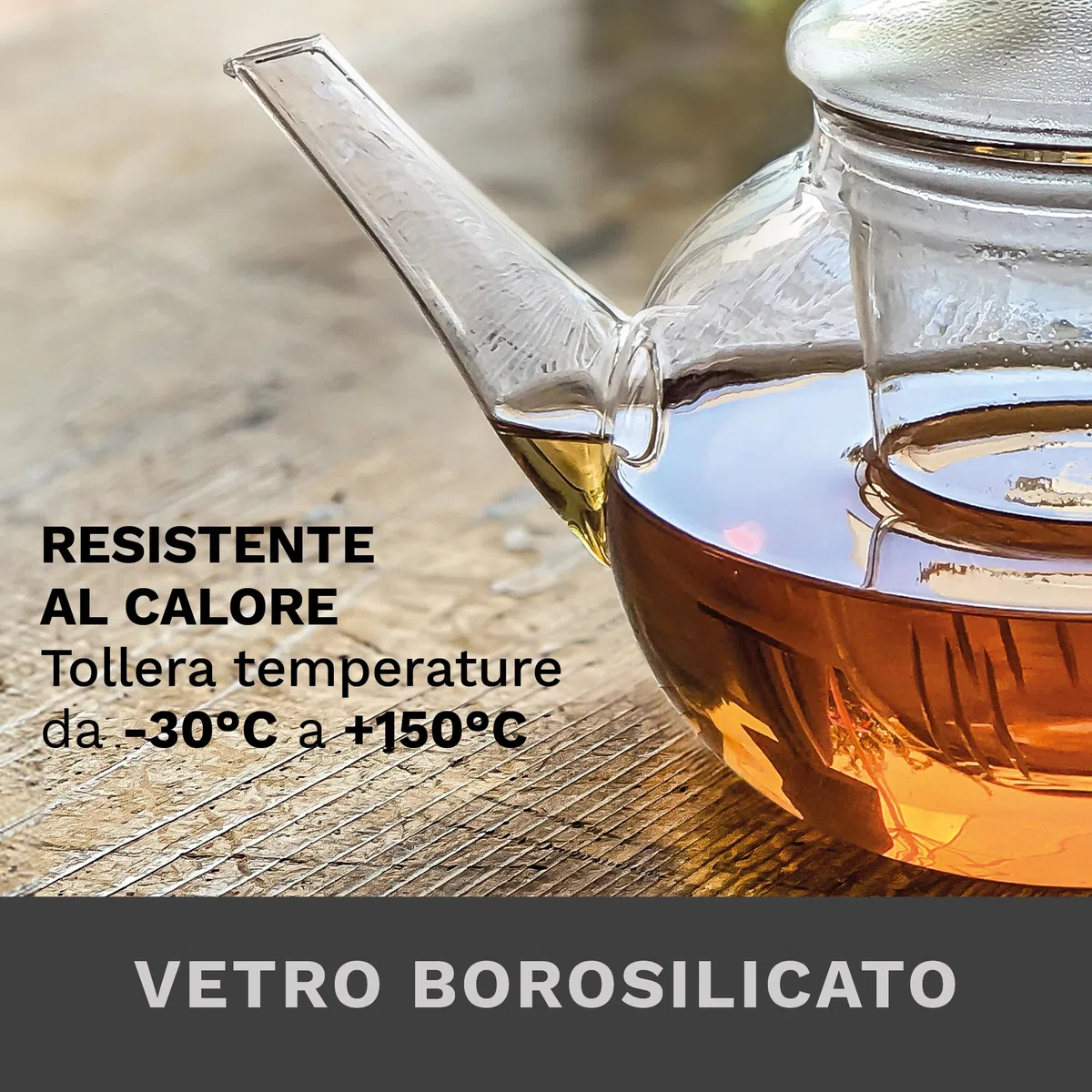Creano Teiera in Vetro 1,2 L con Filtro e Copercio in Vetro Integrato Antigoccia Elegante Teiera Trasparente per Tè e Infusi Regalo Perfetto