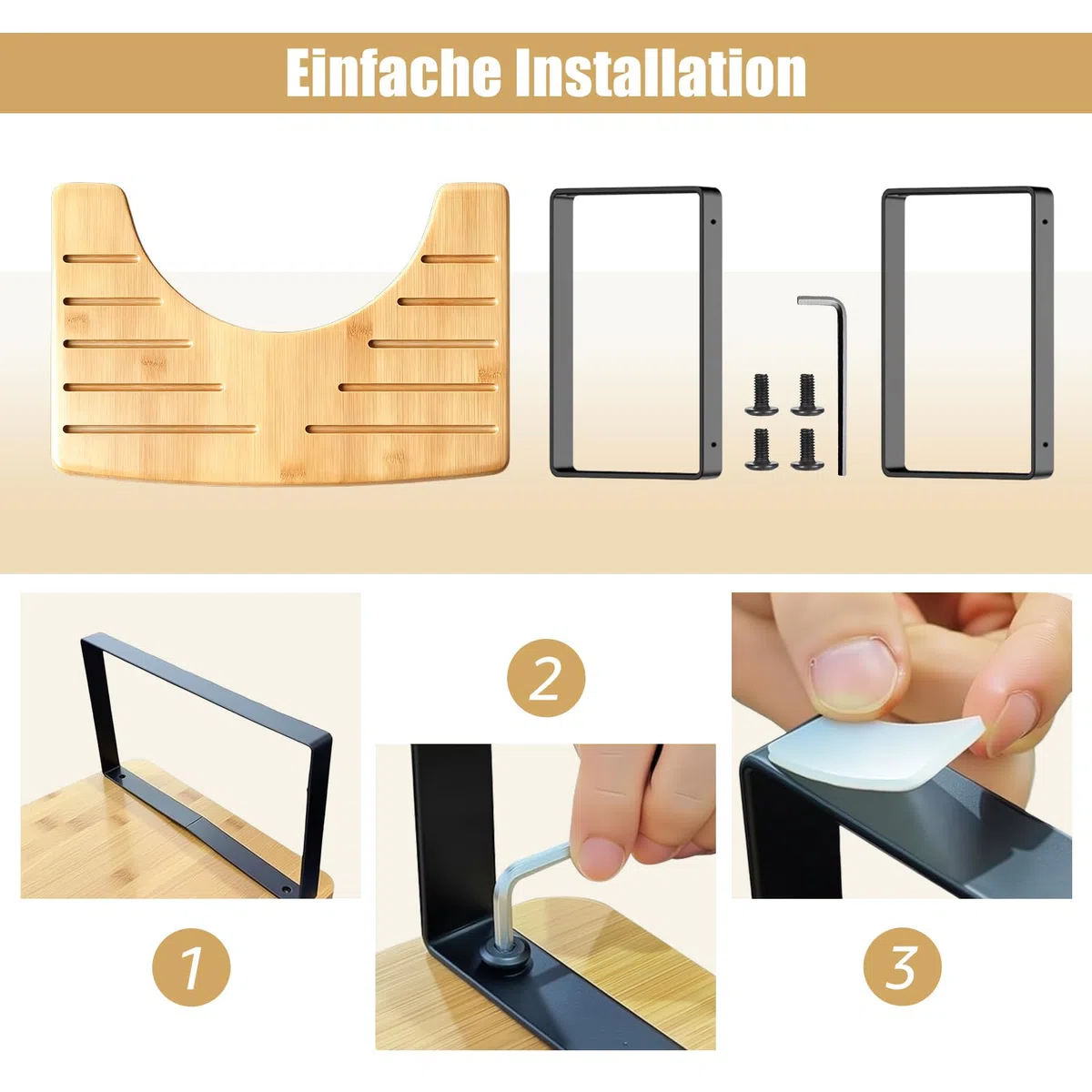 SgaSgabello per WC in legno per adulti, Alza Piedi Antiscivolo per Adulti in Stile Legno Naturale per una Posizione Accovacciata, Antiscivolo Allevia la Stitichezza, 39,97 x 19,98 x 17,01 cm
