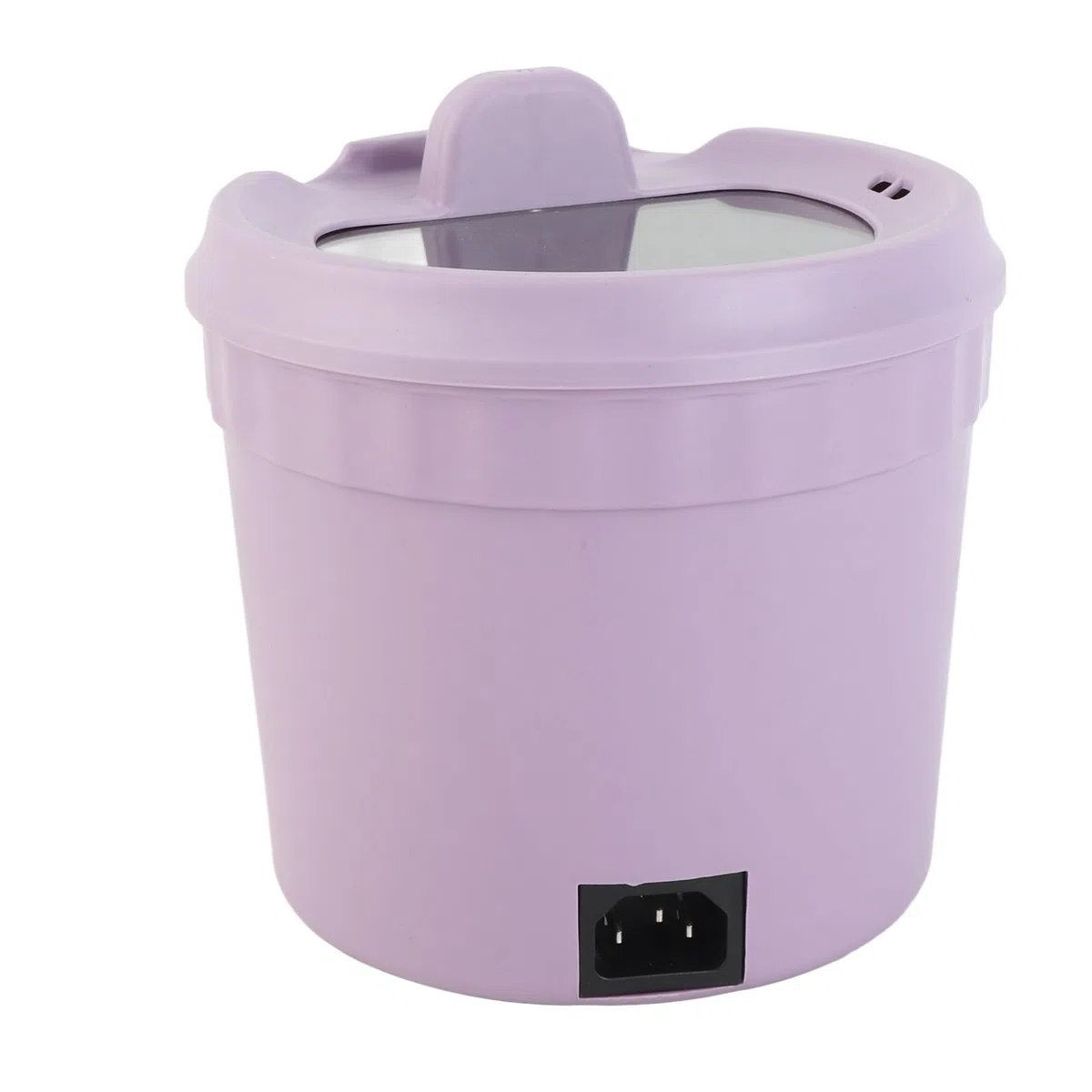 Pentola Elettrica Efficienza da 450 W Rapid Noodles Cooker per Pasta di Uova Ramen Mini Pentola Elettrica 1.2L in Viola (Plug 220v)
