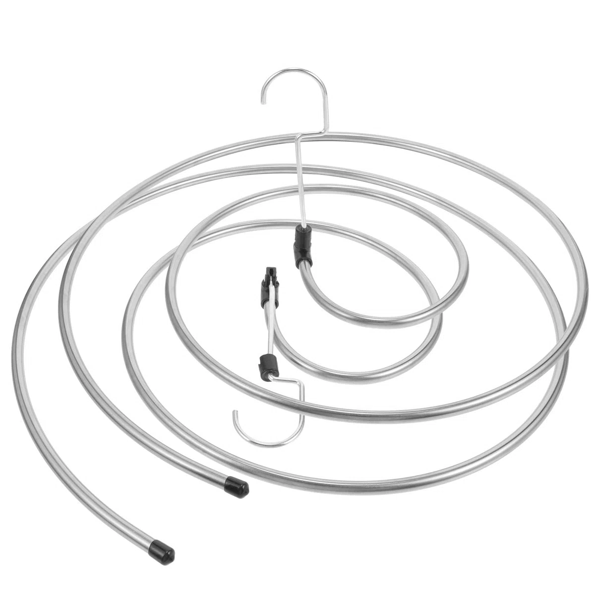 Stendi Lenzuola a Spirale in Acciaio Inossidabile, Set da 2 Pezzi Design Rotante e Materiale Resistente, per Asciugare Lenzuola e Trapunte in Lavanderia Stili multipli
