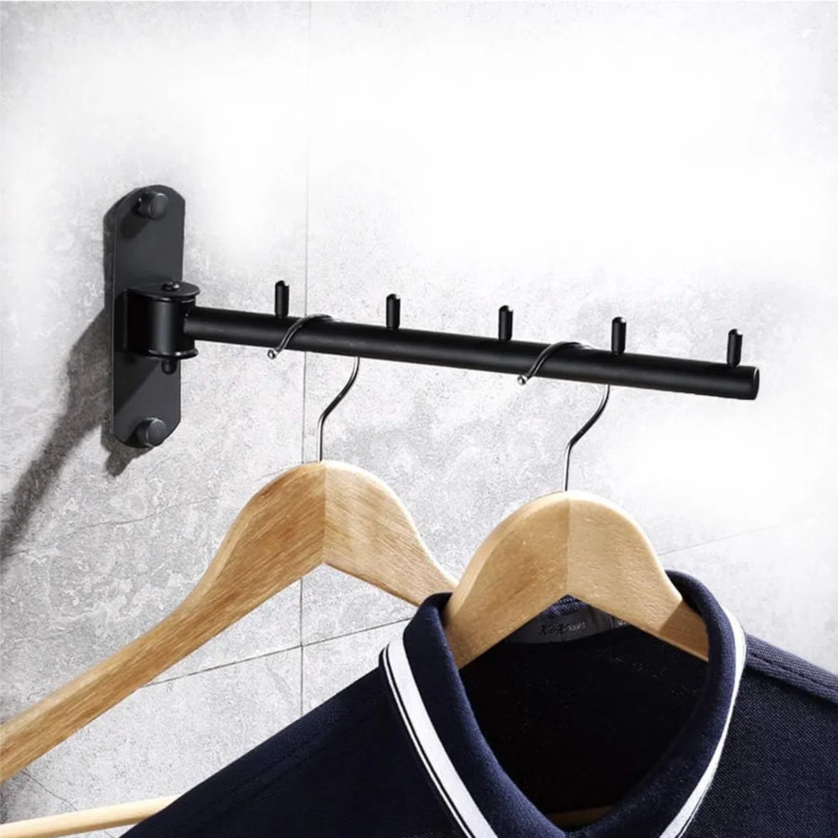 LEZED Appendiabiti da Parete in acciaio inox pieghevole Ganci de Porta Guardaroba Appendiabiti Pieghevoli Ganci Appendi Cappotto Appendiabiti Organizer con Supporto