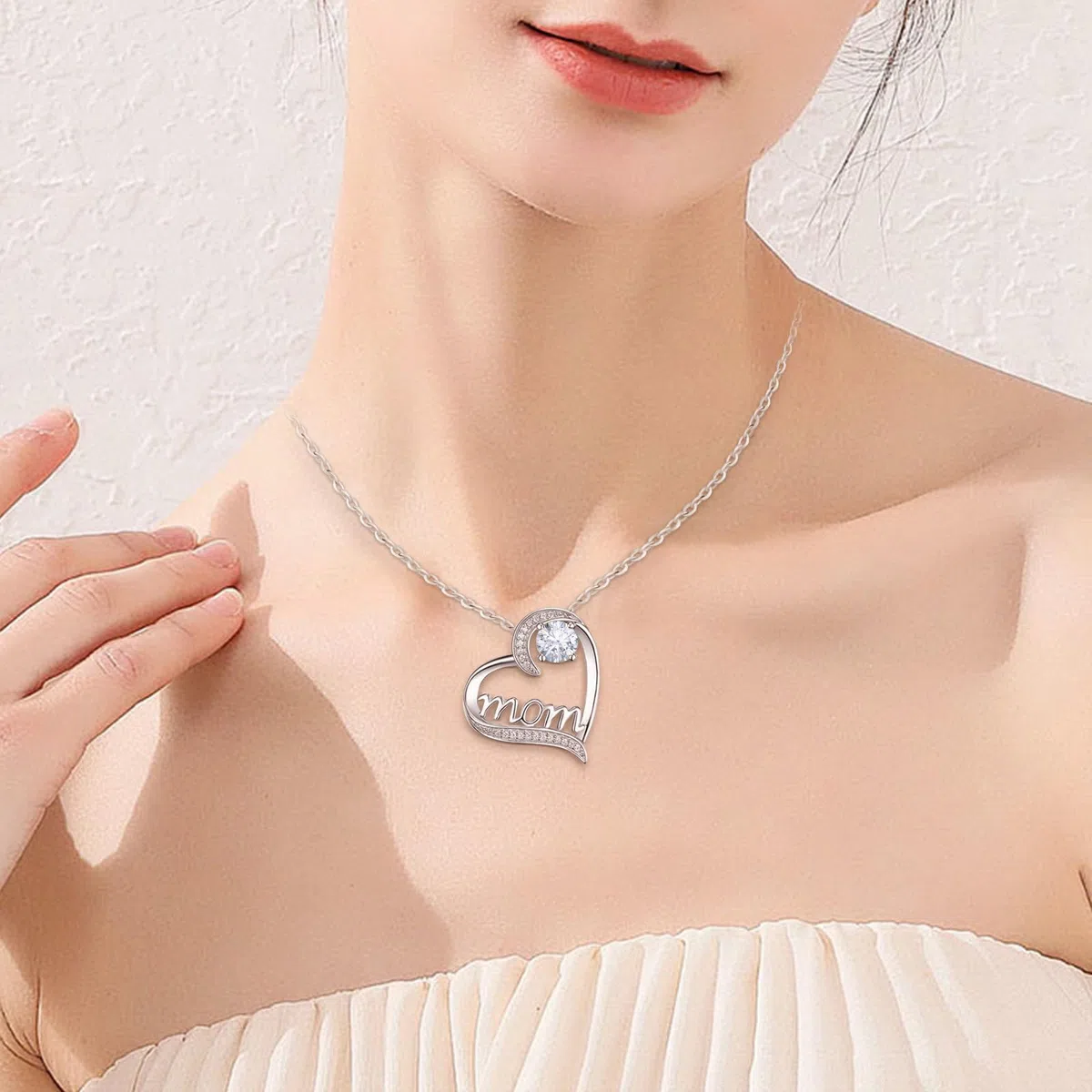 Miofula Festa della Mamma Idee Regalo,Rosa Stabilizzata Vera Regalo Mamma Compleanno,Rosa Eterna con Collana Argento 925 Donna, Migliore Mamma del Mondo, Regali Festa della Mamma, Regalo Collana Donna