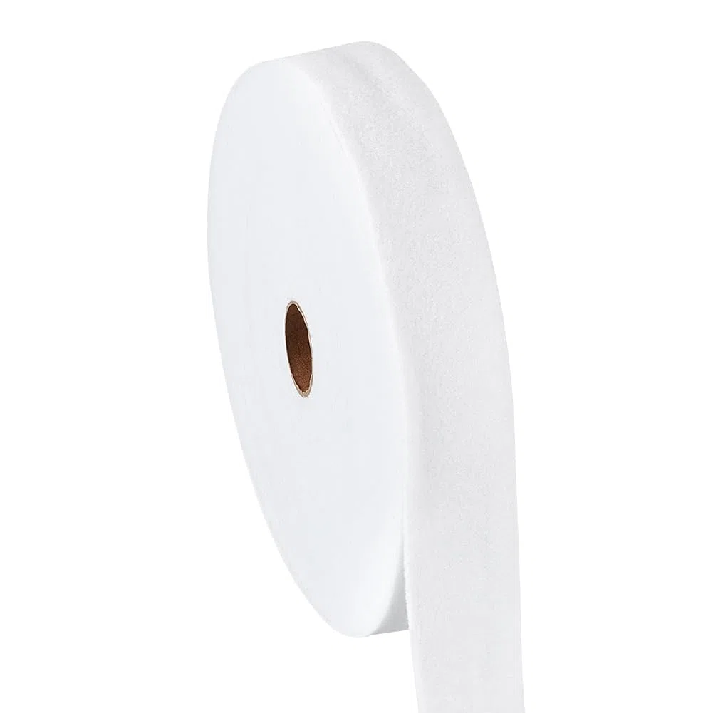 BENECREAT Ovatta di Cotone Agugliata da 35 m, Rotolo di Imbottitura in Misto Cotone da 5 cm, Feltro Ad Ago da Ricamo per Trapunte Artigianali Fai-da-Te, Tappeti Ad Aghi, Borse, 0.9 mm di Spessore