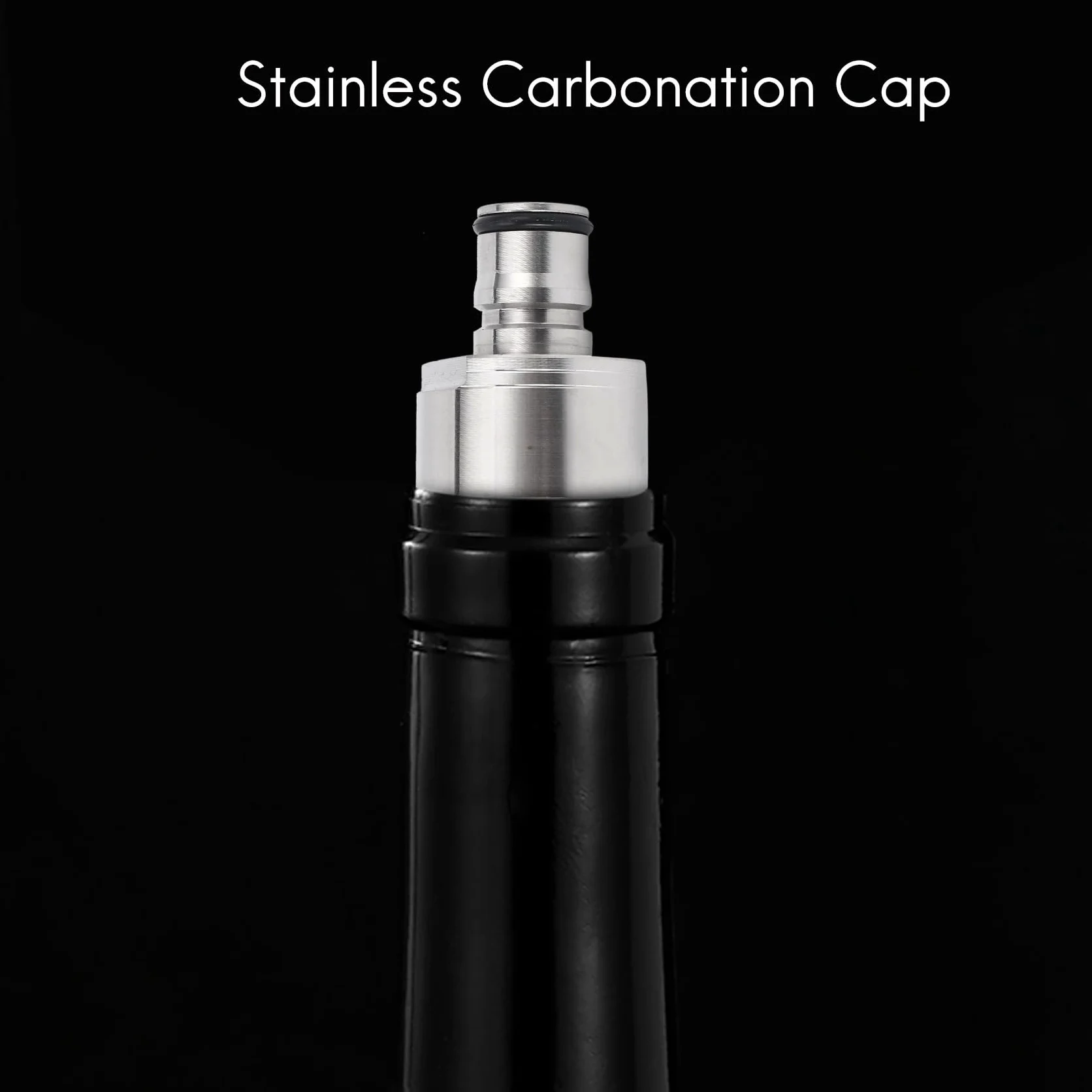 2 pezzi / saldatura 304 in acciaio carbonation Cap 5/16 Barb, Ball Lock, Fit Soft Drink PET Bottiglie, Homebrew Kegging