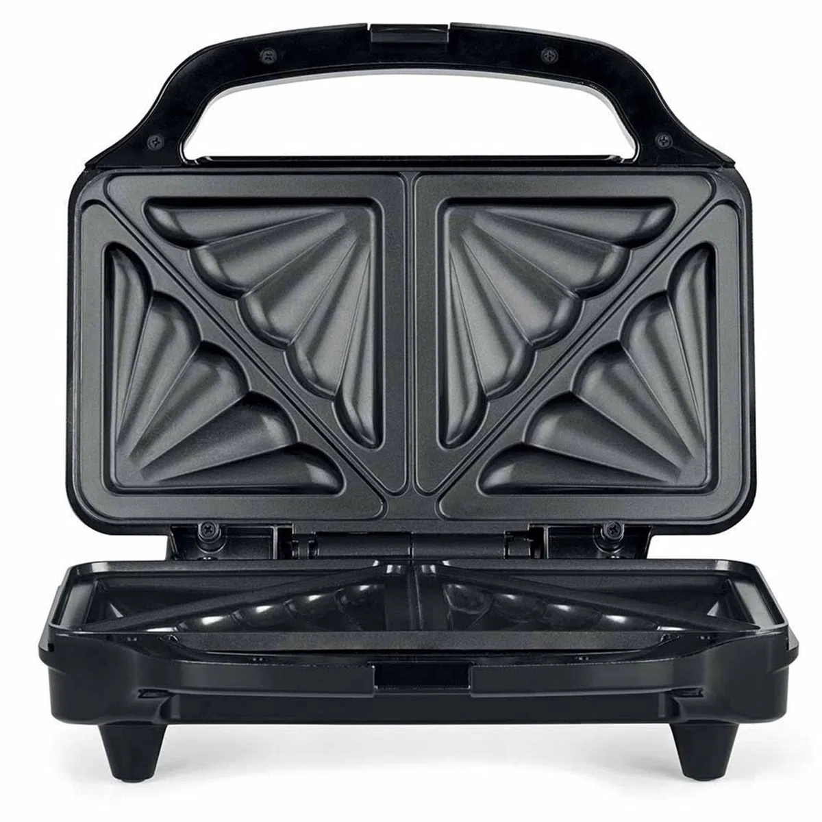 Petra PT2017TVDE XL Tostiera - Sandwich Maker, Piastra per Toast, Dolce e salato, 900W Antiaderenti piastre quadrate, manico termoisolante, controllo automatico della temperatura, senza BPA