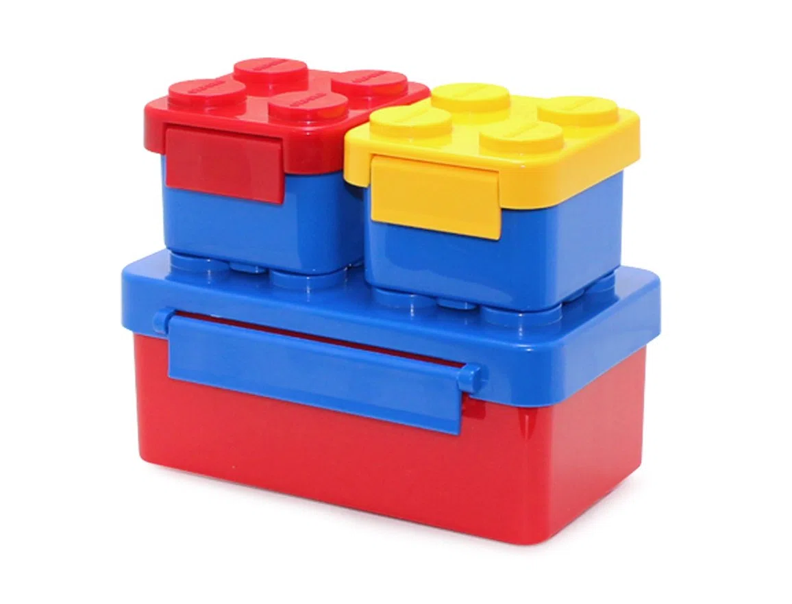 Oxford Scatole per il pranzo in mattoni Bento lunchbox per i bambini I bambini vanno in viaggio e fanno picnic