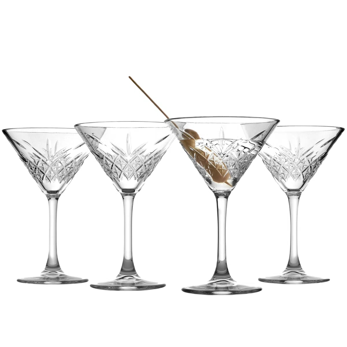 Pasabahce Timeless Set 4 Coppe Martini 23cl