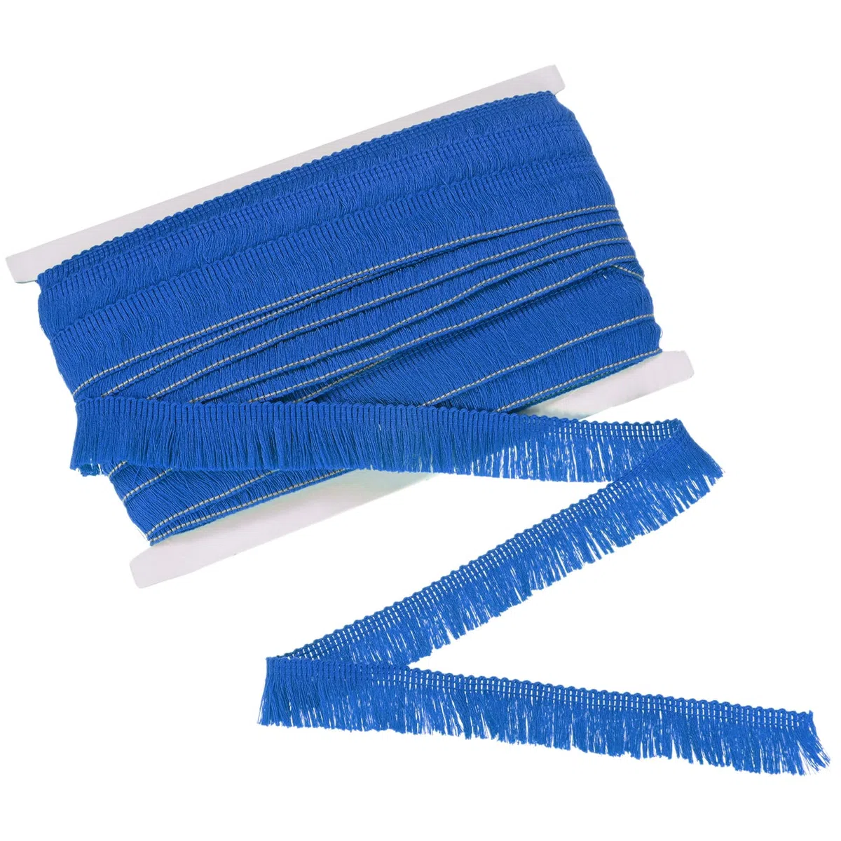 M METERXITY 27 Iarde Frangia con Nappe, 1 Pollice Larghezza Frangia Poliestere Pizzo Boho Rifinitura per Abito/Gonna/Borse/Decorazione Fai Da Te/Accessori Abbigliamento [Blu Zaffiro]