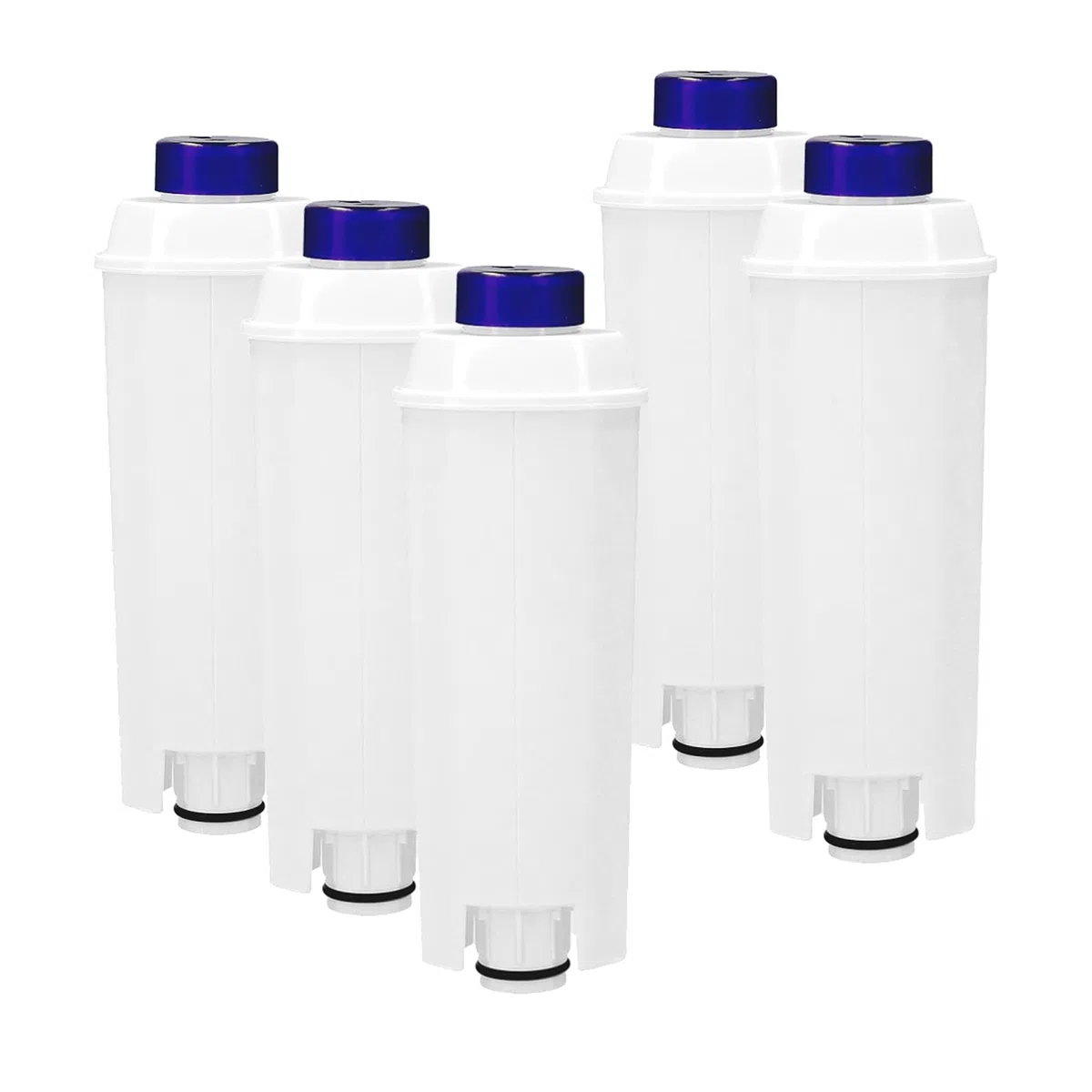 VonBueren 5 filtri dell'acqua come DeLonghi DLS C002 | per macchine da caffè automatiche DeLonghi come Combi/ECAM/Espresso/Magnifica/Prima Donna | Filtro/cartuccia